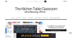 Desktop Screenshot of kitchentableclassroom.com